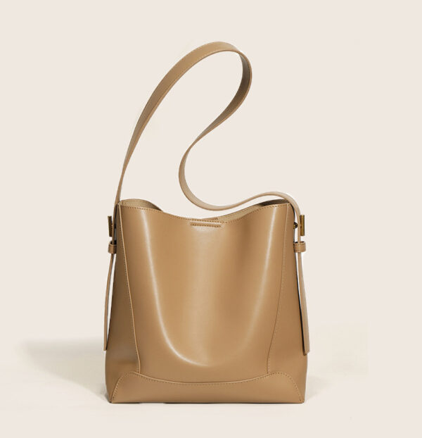 GTNB-0008, manufacturer fashion  genuine leather  crossbody  fashionable  bucket single shoulder bag