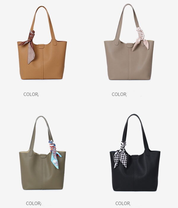 GTNB-0009,hot selling manufacturer fashion   crossbody  fashionable  single shoulder  cowhide tote handbag - Image 8