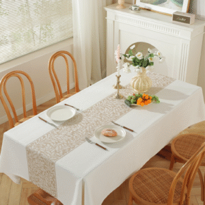 YJCZ-0003,yiwu factory selling  polyester jacquard  retro diamond geometric rectangular tablecloth
