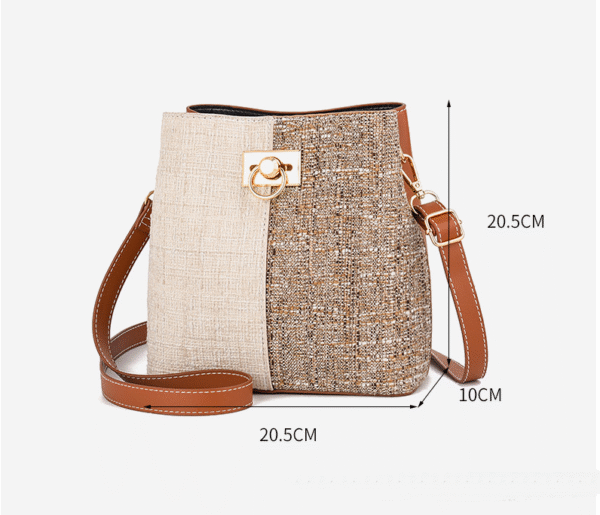 TRJB-0001,selling factory female pu single shoulder cross body small bucket bag - Image 8