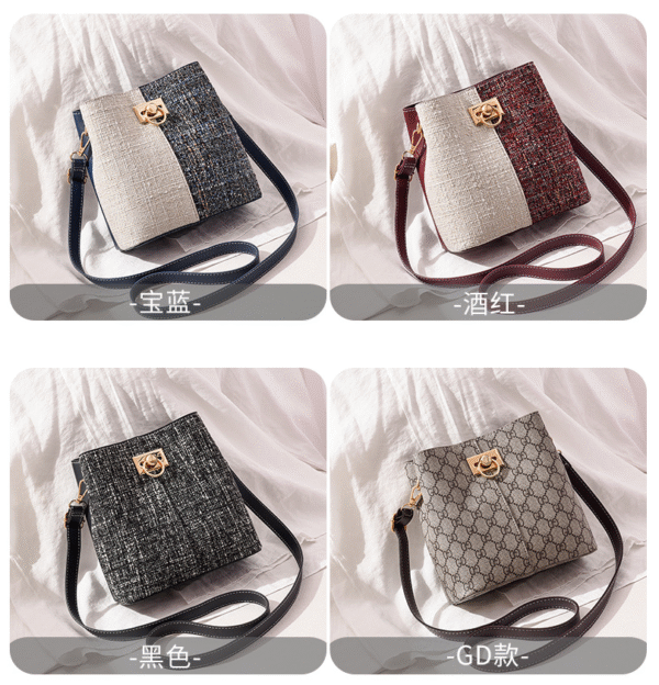 TRJB-0001,selling factory female pu single shoulder cross body small bucket bag - Image 6