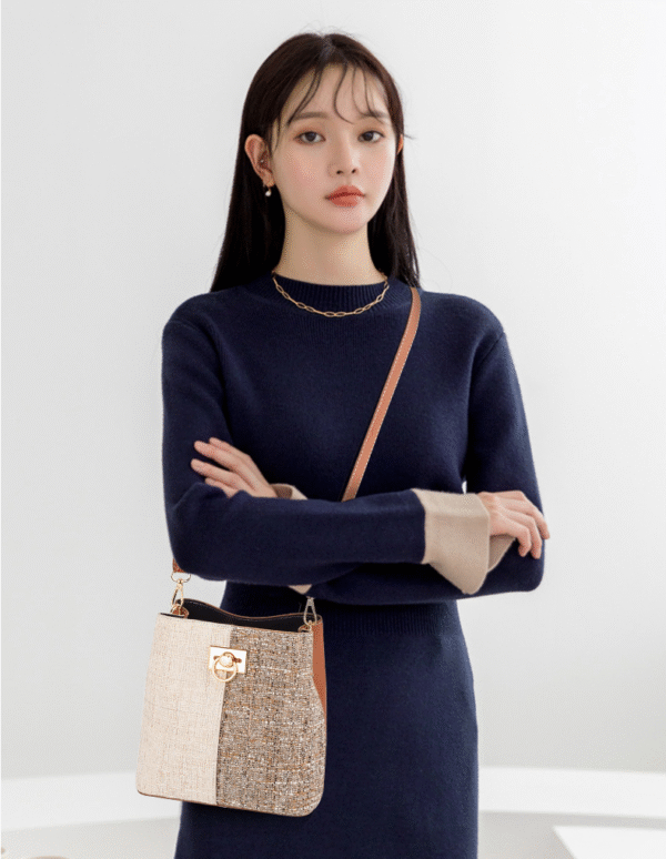 TRJB-0001,selling factory female pu single shoulder cross body small bucket bag - Image 5