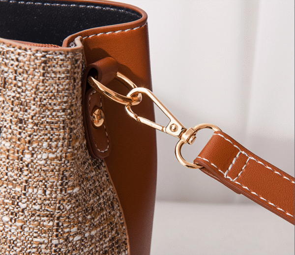 TRJB-0001,selling factory female pu single shoulder cross body small bucket bag - Image 2