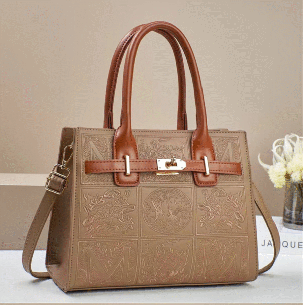 TRJB-0009,factory lock buckle checkered embroidery women fashionable single shoulder  crossbody bag