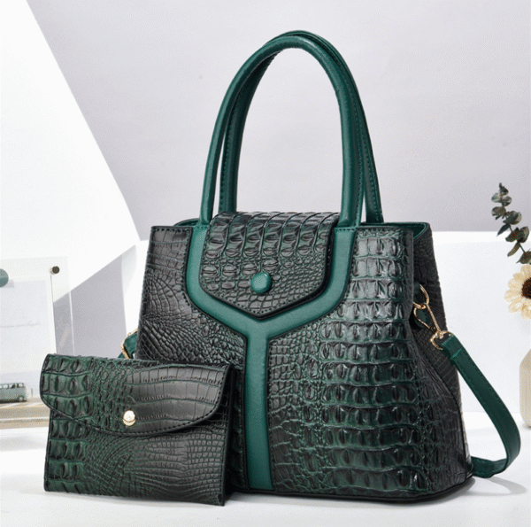 TRJB-0015,wholesale manufacturers  pu trendy   striped   single shoulder crossbody set handbag - Image 5