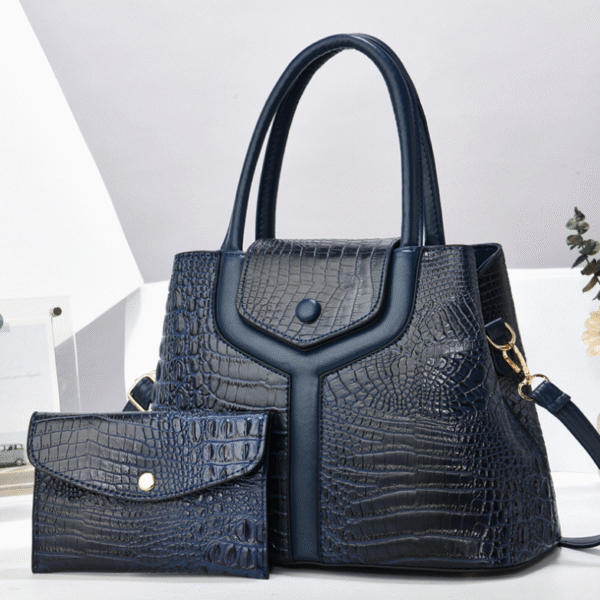TRJB-0015,wholesale manufacturers  pu trendy   striped   single shoulder crossbody set handbag - Image 4
