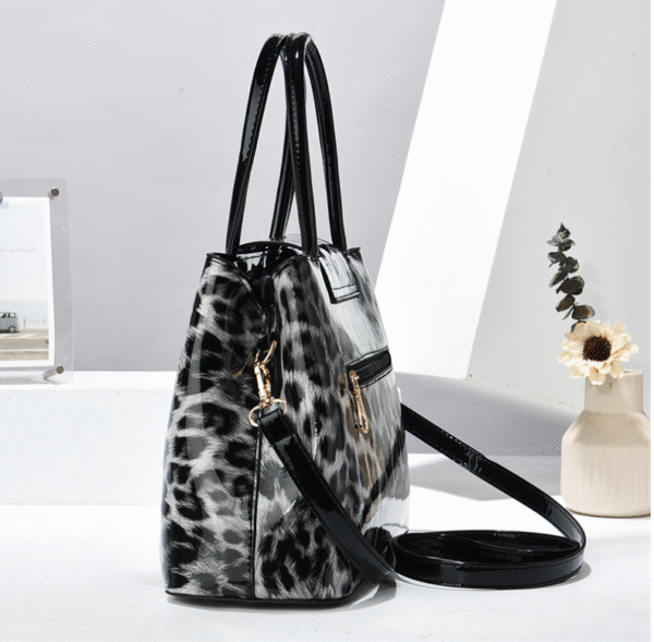 TRJB-0017,wholesale factory  pu  leopard print women single shoulder crossbody  set handbag - Image 6
