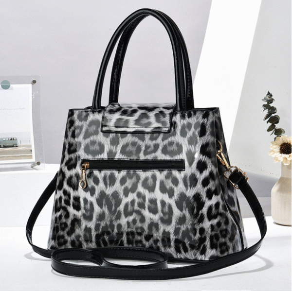 TRJB-0017,wholesale factory  pu  leopard print women single shoulder crossbody  set handbag - Image 5