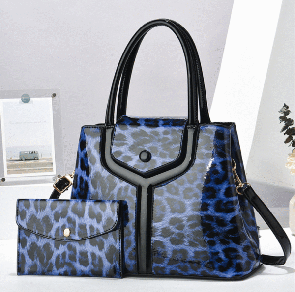TRJB-0017,wholesale factory  pu  leopard print women single shoulder crossbody  set handbag - Image 4