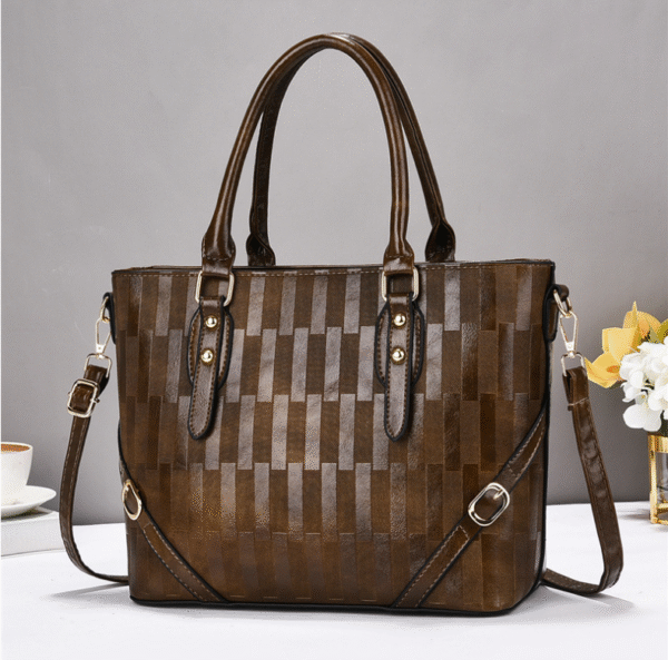 TRJB-0018,factory  pu  trendy women crossbody  embroidered thread checkered single shoulder handbag - Image 7