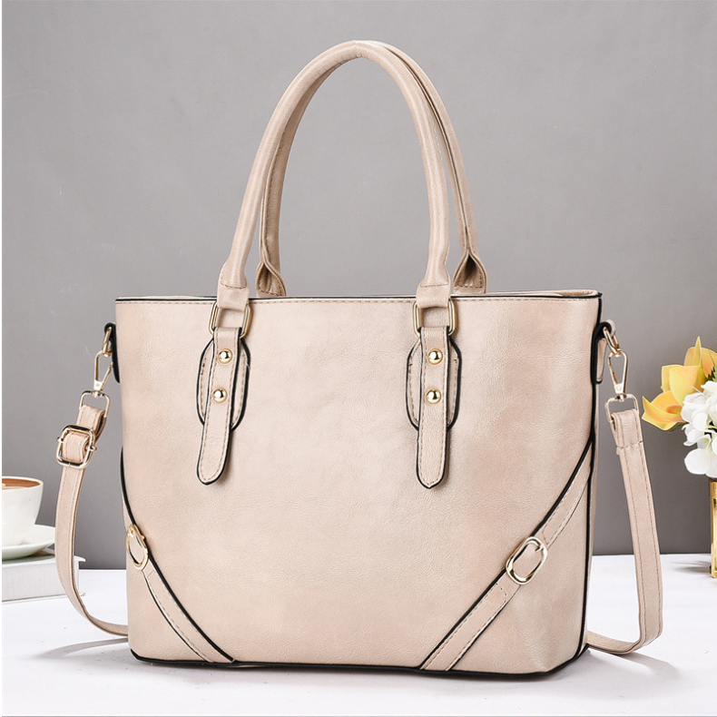 TRJB-0019,selling factory pu women crossbody single shoulder simple fashionable bucket handbag - Image 5