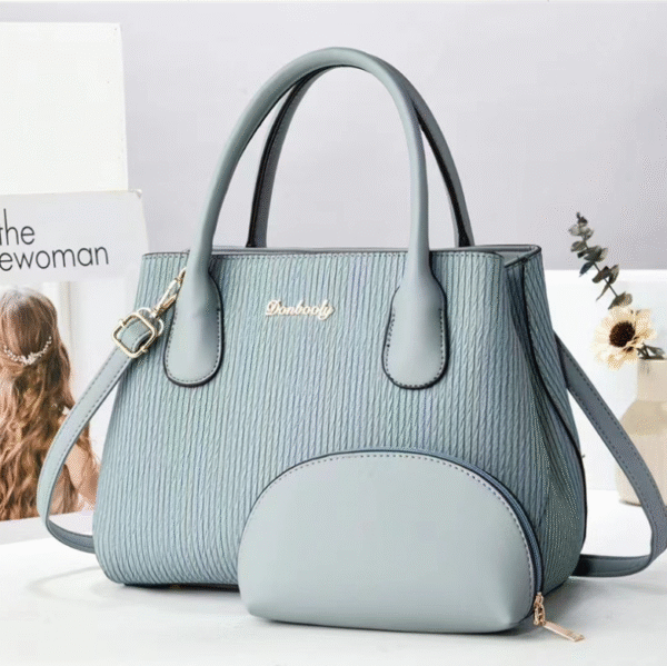 TRJB-0020,selling factory  pu  women striped  trendy fashion  single shoulder crossbody set bag - Image 6