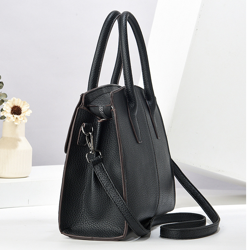 TRJB-0037,wholesale factory pu fashion ladies simple stone pattern single shoulder crossbody handbag - Image 7