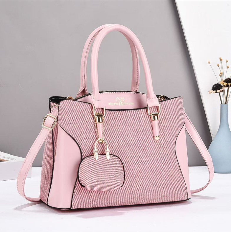 TRJB-0041,wholesale factory pu stylish contrast color women single shoulder crossbody handbag - Image 3