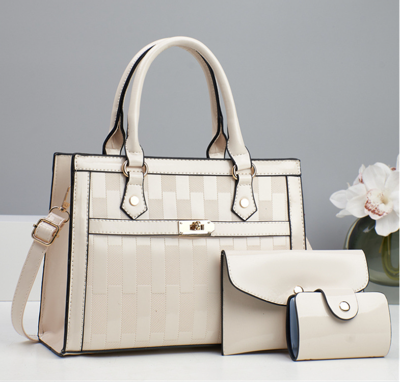 TRJB-0045,selling factory pu stylish diamond patterned ladies single shoulder crossbody set handbag - Image 6