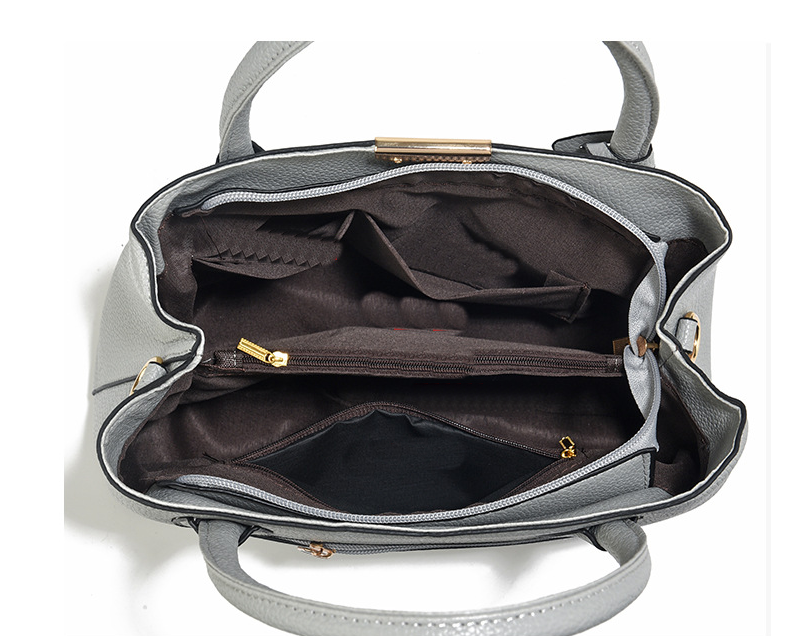 TRJB-0063,wholesale factory pu solid color simple style women single shoulder crossbody handbag - Image 5