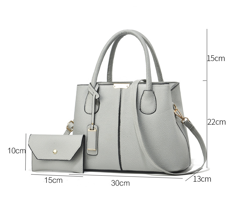 TRJB-0063,wholesale factory pu solid color simple style women single shoulder crossbody handbag - Image 4