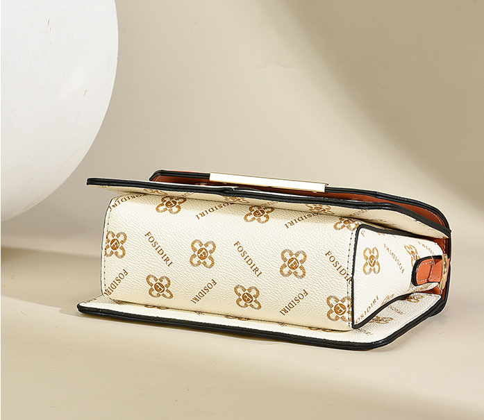 TRJB-0077,wholesale factory pu fashion printed women single shoulder crossbody small square handbag - Image 8