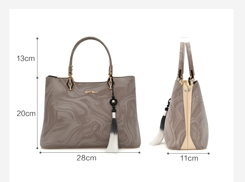 TRJB-0078,wholesale factory pu fashion pendant trendy women single shoulder crossbody bag - Image 4