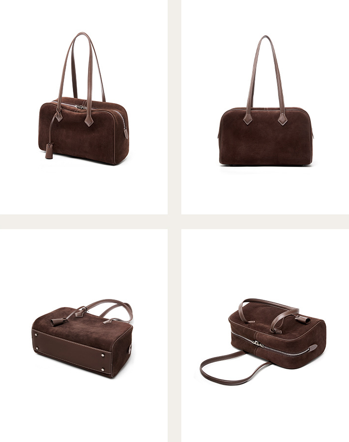 SLFB-0010,wholesale factory genuine leather women fashion large capacity single shoulder tote - Image 8