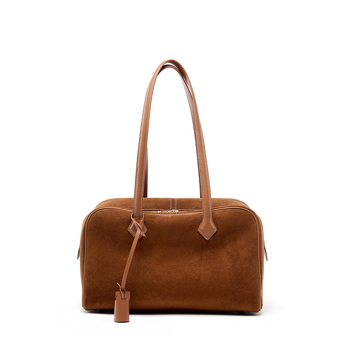 SLFB-0010,wholesale factory genuine leather women fashion large capacity single shoulder tote - Image 4