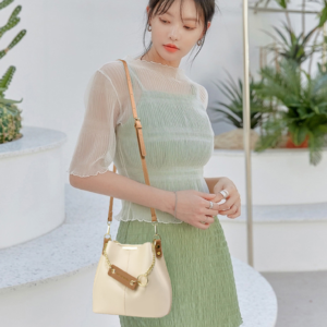 TRJB-0083,wholesale manufacturer pu women trendy single shoulder crossbody bucket bag