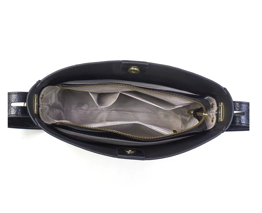 TRJB-0089,wholesale factory pu fashionable trendy women single shoulder crossbody bucket bag - Image 8