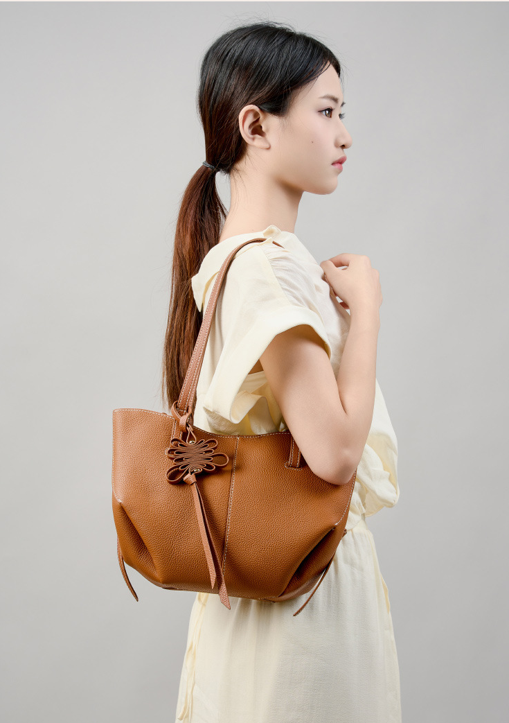 SLFB-0036,selling manufacturers fashion genuine leather women crossbody single shoulder elegant bag - Image 7