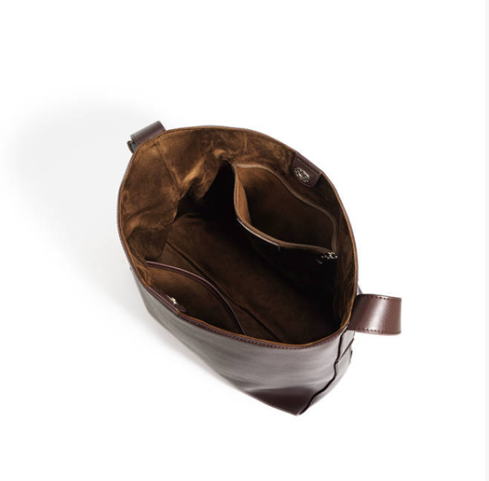 SLFB-0039,wholesale manufacturers fashion genuine leather women large capacity crossbody single shoulder handbag - Image 4