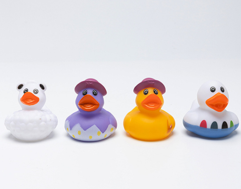 YZYW-0006,factory wholesale vinyl Easter children bathroom water swimming squeeze shake floating little duck water toys - Image 7