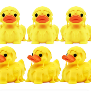 JJDW-0011, factory  vinyl  customized melting rubber duck cute squeezable floating  bath decoration gift duck toys