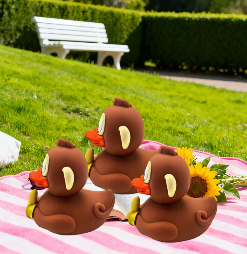 JJDW-0012, factory vinyl animal monkey rubber decorative gift baby squeeze call toy sound amusement park duck toys - Image 5