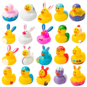 JJDW-0007, wholesale vinyl  children bath time fun to squeeze suitable for beach Easter water play mini cute rubber duck toy