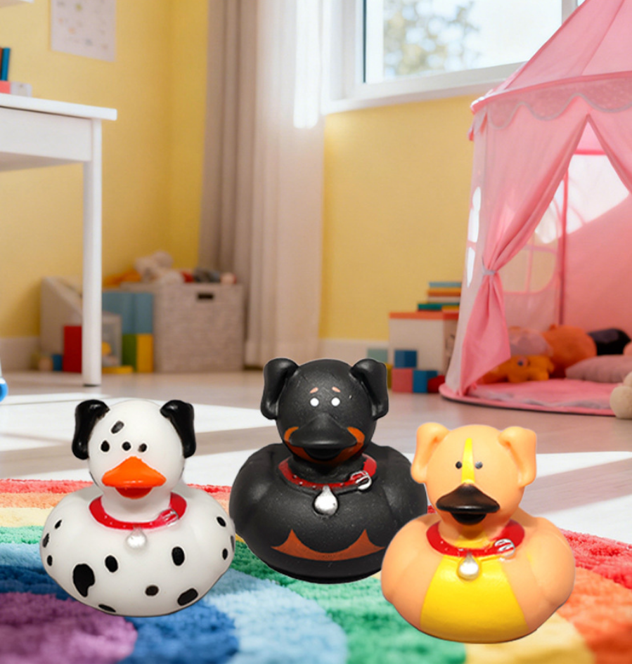 JJDW-0037, manufacturers wholesale vinyl cute pet themed kids water play floating mini party gift toys - Image 4